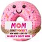 Mom Gifts for Mothers Day - Funny Mother's Day Birthday Handmade Crochet Donut Gift for Mom Mama Mother Mommy from Daughter Son Best Mothers Ever Gifts
